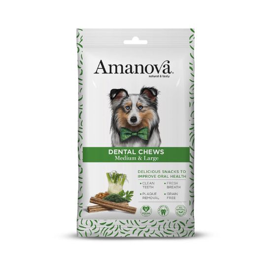 Amanova Dental Chews Medium & Large 180g / 7Sticks