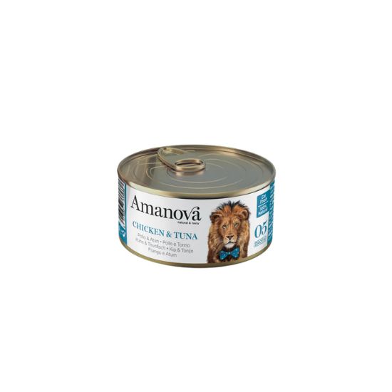 Amanova 05 Frango & Atum em Caldo 70g
