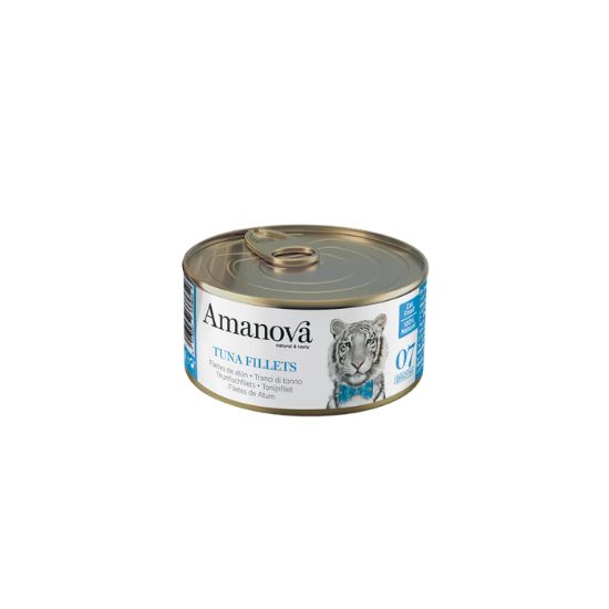 Amanova 07 Filetes de Atum em Caldo 70g Amanova 07 Filetes de Atum em Caldo 70g