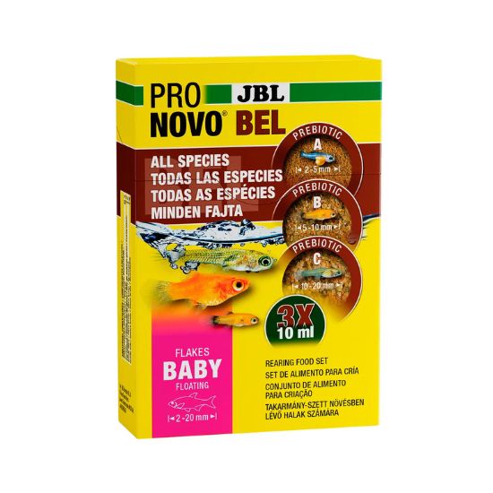JBL ProNovo Bel Flakes Baby 3x10ml JBL ProNovo Bel Flakes Baby 3x10ml